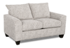 Made in Canada Customizable Sofa Lab Arc  63" Fabric Loveseat – Plush Oyster | Causeuse personnalisable Roll de Sofa Lab de 63 po fabriqué au Canada en tissu - Plush Oyster