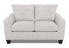 Made in Canada Customizable Sofa Lab Arc  63" Fabric Loveseat – Plush Oyster | Causeuse personnalisable Roll de Sofa Lab de 63 po fabriqué au Canada en tissu - Plush Oyster