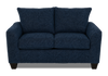 Made in Canada Customizable Sofa Lab Arc  63" Fabric Loveseat – Chenille Pacific | Causeuse personnalisable Roll de Sofa Lab de 63 po fabriqué au Canada en tissu - Chenille Pacific