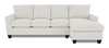 Made in Canada Customizable Sofa Lab Arc Right-Facing Fabric Sofa Chaise  – Teddy Riverrock | Sofa avec fauteuil long de droite personnalisable Arc de Sofa Lab fabriqué au Canada en tissu - Teddy Riverrock