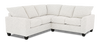 Made in Canada Customizable Sofa Lab Arc 2-Piece Fabric Sectional - Teddy Riverrock | Sofa sectionnel 2 pièces personnalisable Arc de Sofa Lab fabriqué au Canada en tissu - Teddy Riverrock