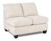 Made in Canada Customizable Sofa Lab Arc 46\" Armless Fabric Loveseat – Teddy Riverrock