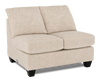 Made in Canada Customizable Sofa Lab Arc 46\" Armless Fabric Loveseat – Plush Parchment
