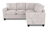 Made in Canada Customizable Sofa Lab Arc 2-Piece Fabric Sectional - Plush Oyster | Sofa sectionnel 2 pièces personnalisable Arc de Sofa Lab fabriqué au Canada en tissu - Plush Oyster