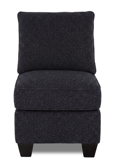 Made in Canada Customizable Sofa Lab Arc 46\" Fabric Armless Chair – Teddy Raven