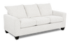 Made in Canada Customizable Sofa Lab Arc 86\" Fabric Sofa Bed - Teddy Snow
