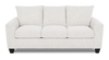 Made in Canada Customizable Sofa Lab Arc 86" Fabric Sofa Bed - Teddy Snow | Sofa-lits personnalisable Arc de Sofa Lab de 86 po fabriqué au Canada en tissu - Teddy Snow