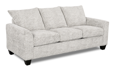 Made in Canada Customizable Sofa Lab Arc 86" Fabric Sofa Bed - Plush Oyster | Sofa-lits personnalisable Arc de Sofa Lab de 86 po fabriqué au Canada en tissu - Plush Oyster