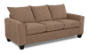 Made in Canada Customizable Sofa Lab Arc 38\" Fabric Sofa Bed - Chenille Praline