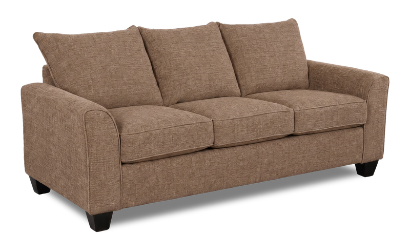 Made in Canada Customizable Sofa Lab Arc 38\" Fabric Sofa Bed - Chenille Praline
