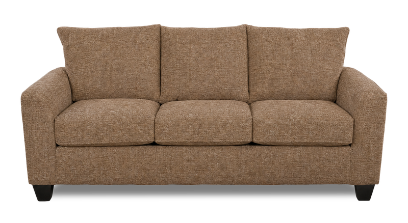 Made in Canada Customizable Sofa Lab Arc 38\" Fabric Sofa Bed - Chenille Praline