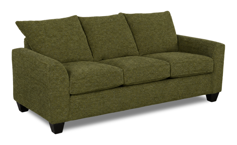 Made in Canada Customizable Sofa Lab Arc 38\" Fabric Sofa Bed - Chenille Moss