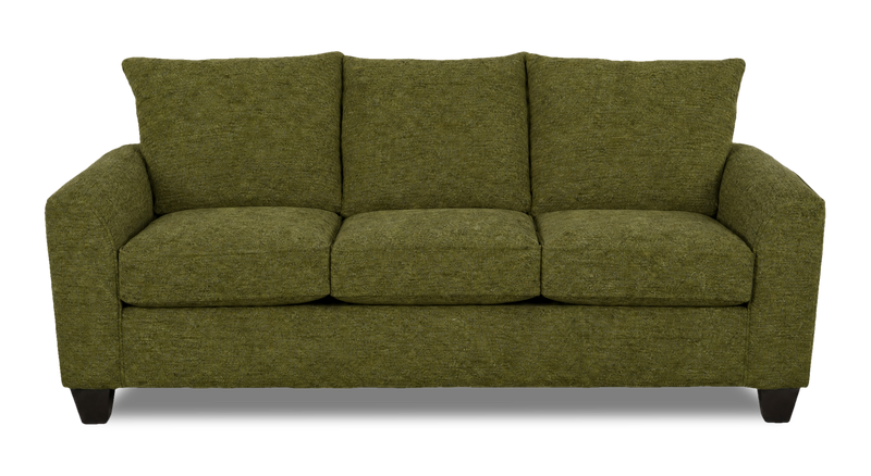 Made in Canada Customizable Sofa Lab Arc 38\" Fabric Sofa Bed - Chenille Moss