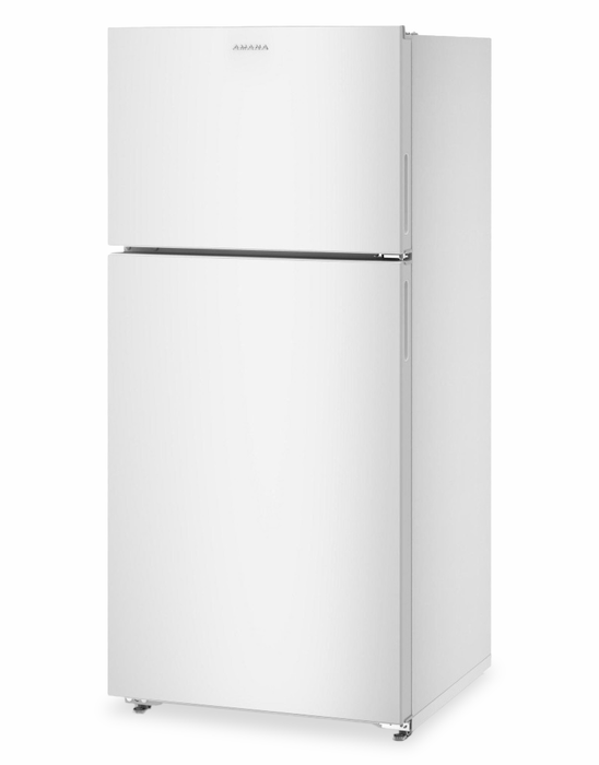 Amana 28\" 14 Cu. Ft. Wide Top-Freezer with Large Crisper Drawer Refrigerator – White - ARTX2314TW