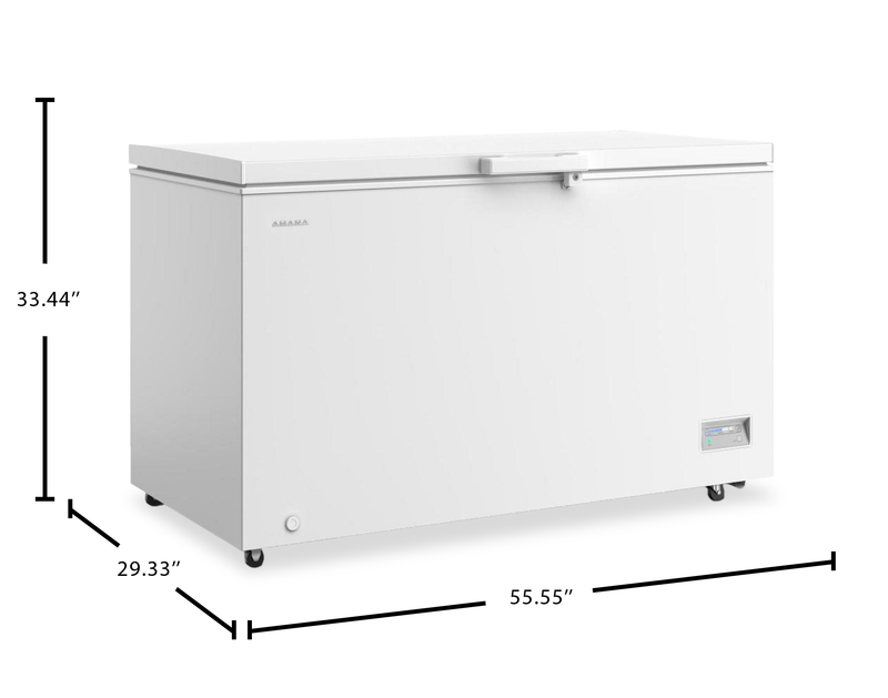 Amana 16 Cu. Ft. Up-Front Temperature Control System Chest Freezer – White - AZCC2316TW
