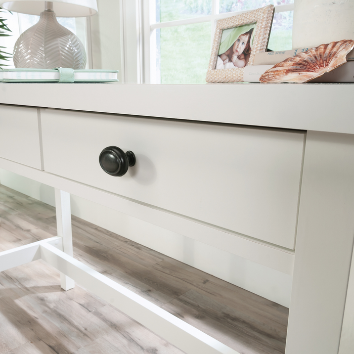 Bexley 47.17\" Writing Desk with 2 Drawers – Soft White