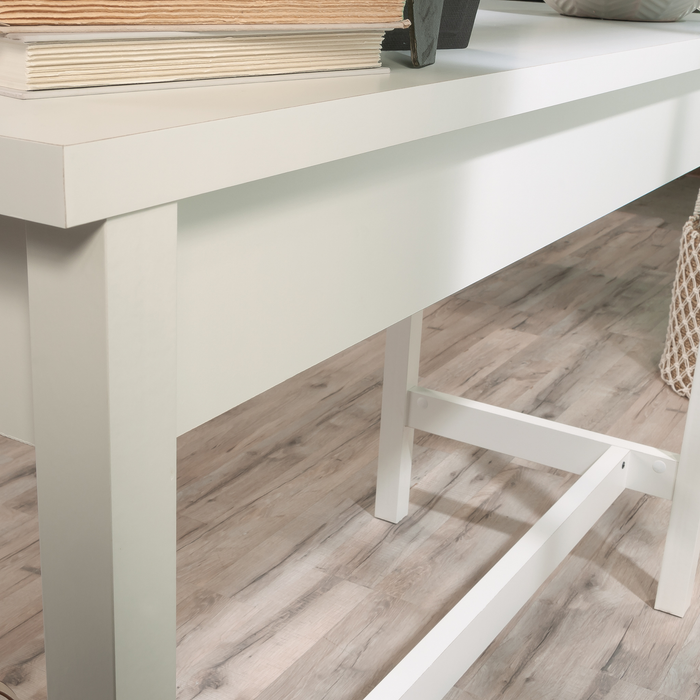 Bexley 47.17\" Writing Desk with 2 Drawers – Soft White