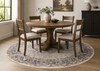 Blanche Multi-Colour Round Area Rug – 7’ x 7’ | Carpette ronde Blanche multicolore - 7 pi x 7 pi