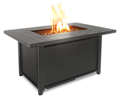 Blaze Fire Pit Table, 42"W, 50,000 BTU, Propane/Natural Gas Convertible, Metal | Foyer-table Blaze convertible au propane ou au gaz naturel de 42 po (L) et de 50 000 BTU en métal