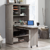 Boon 21.81" Storage Accent Cabinet with Fold Out Work Surface – Mystic Oak | Armoire décorative de rangement Boon de 21,81 po avec surface de travail pliable - chêne mystique