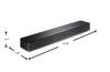 Bose TV Speaker – Black (838309-1100) | Haut-parleur de téléviseur Bose - noir (838309-1100)