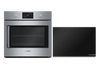 Bosch 30" Induction Cooktop and 4.6 Cu. Ft. Electric Wall Oven – Black and Stainless Steel | Surface de cuisson à induction de 30 po et four mural électrique de 4,6 pi3 de Bosch - noir et acier inoxydable