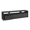 Bromley 81” 2-Piece TV Stand with Credenza for TVs up to 90” – Raven Oak | Meuble pour téléviseur Bromley 2 pièces de 81 po avec bahut pour téléviseurs jusqu’à 90 po - chêne corbeau