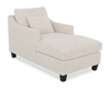 Made in Canada Sofa Lab Customizable 36" Fabric Accent Chaise with Wood Legs – Teddy Riverrock  | Fauteuil long d’appoint personnalisable de Sofa Lab de 36 po fabriqué au Canada en tissu avec pattes en bois - Teddy Riverrock