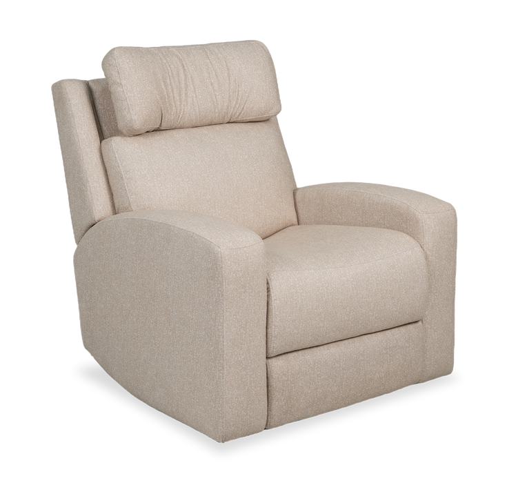 Charlotte 36.6” Fabric Auto Glider Power Reclining Chair with Power Headrest - Sand 