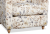 Made in Canada Sofa Lab Customizable Club 36" Fabric Accent Chair with Wood Legs – Dust Accent Fabric | Fauteuil d’appoint personnalisable Club de Sofa Lab de 36 po fabriqué au Canada en tissu avec pattes en bois - tissu décoratif Dust