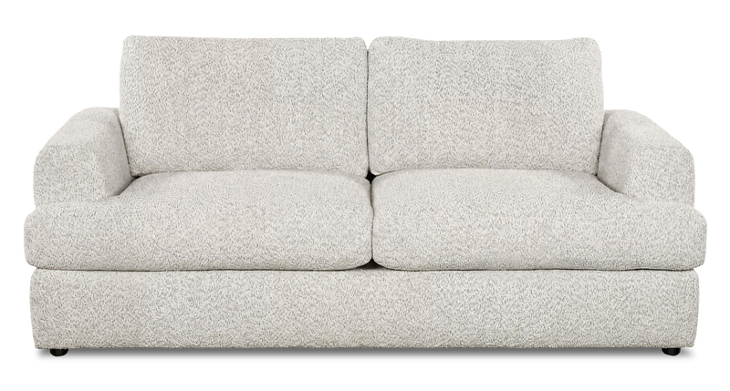 Made in Canada Customizable Sofa Lab Curve 86\" Fabric Condo Sofa  – Teddy Riverrock