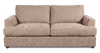 Made in Canada Customizable Sofa Lab Curve 86" Fabric Condo Sofa  – Chenille Praline | Sofa personnalisable Curve de Sofa Lab de 86 po de format condo fabriqué au Canada en tissu - Chenille Praline