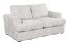 Made in Canada Customizable Sofa Lab Curve 65\" Fabric Loveseat - Plush Oyster
