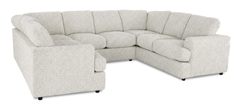 Made in Canada Customizable Sofa Lab Curve U-Shaped Sectional - Teddy Riverrock