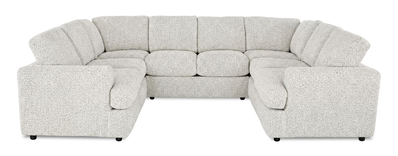 Made in Canada Customizable Sofa Lab Curve U-Shaped Sectional - Teddy Riverrock