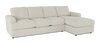Made in Canada Customizable Sofa Lab Curve Right-Facing Fabric Sofa Chaise  – Teddy Riverrock | Sofa avec fauteuil long de droite personnalisable Curve de Sofa Lab fabriqué au Canada en tissu - Teddy Riverrock
