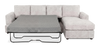 Made in Canada Customizable Sofa Lab Curve Fabric Right-Facing Sofabed Sectional - Plush Oyster | Sofa-lit sectionnel de droite personnalisable Curve de Sofa Lab fabriqué au Canada en tissu - Plush Oyster
