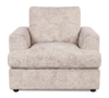 Made in Canada Customizable Sofa Lab Curve 40" Fabric Chair – Plush Parchment | Fauteuil personnalisable Curve de Sofa Lab de 40 po fabriqué au Canada en tissu - Plush Parchment