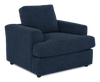 Made in Canada Customizable Sofa Lab Curve 40" Fabric Chair – Chenille Pacific | Fauteuil personnalisable Curve de Sofa Lab de 40 po fabriqué au Canada en tissu - Chenille Pacific