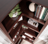 Elven 29.25” Corner Bookcase with 5 Open Shelves – Select Cherry | Bibliothèque en coin Elven de 29,25 po avec 5 tablettes ouvertes - cerisier raffiné