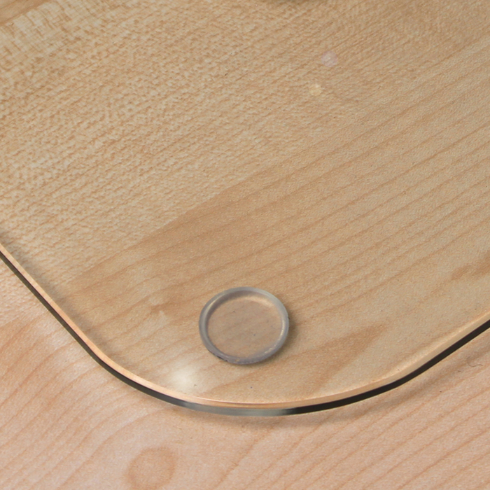 Clear Glass Desk Pad – 19” x 24”