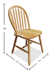 Hana Dining Chair, Wood, Slat-Back - Natural | Chaise de salle à manger Hana en bois avec dossier à lattes - naturelle