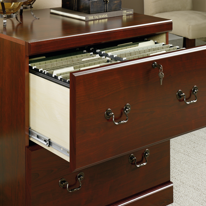 Heritage 30.2\" 2-Drawer Lateral Filing Cabinet – Classic Cherry