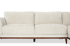 Horizon 2-Piece Right-Facing Fabric Sectional with Wood Base and Legs - Stone | Sofa sectionnel de droite Horizon 2 pièces en tissu avec base et pattes en bois - pierre