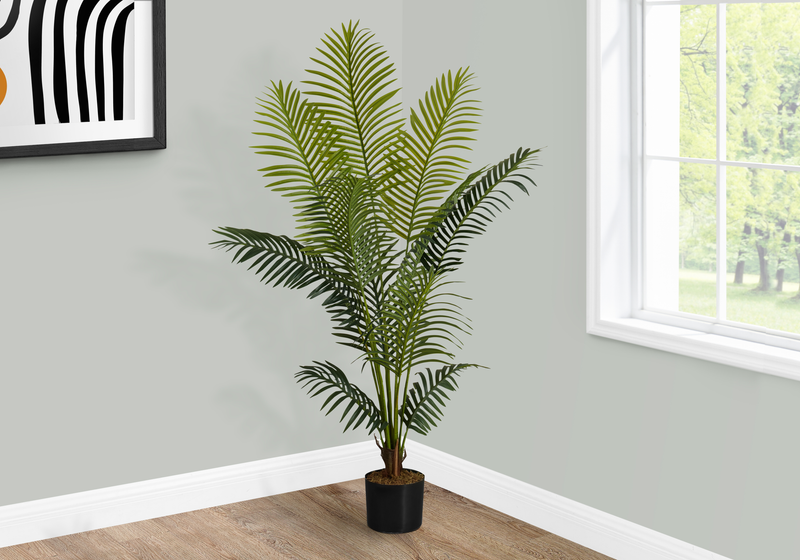 57” Artificial Indoor Palm Tree in 5” Pot 