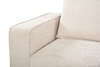 Infinity Modular 5-Piece Chenille Fabric Sofa Sectional – Taupe | Sofa sectionnel modulaire Infinity 5 pièces en tissu de chenille - taupe