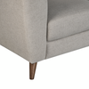 Iverly 38” Linen-Look Fabric Chair with Removable Back Cushion -Sand | Fauteuil Iverly de 38 po en tissu d’apparence lin avec coussin de dossier amovible - sable