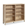 Juble 55.75” Rustic Bookcase with Adjustable Shelves – Prime Oak | Bibliothèque rustique Juble de 55,75 po avec tablettes réglables - chêne clair