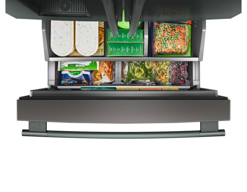 KitchenAid 35.6\" 23.1 Cu. Ft. Counter-Depth French Door Refrigerator – Juniper - KRFC536SJP