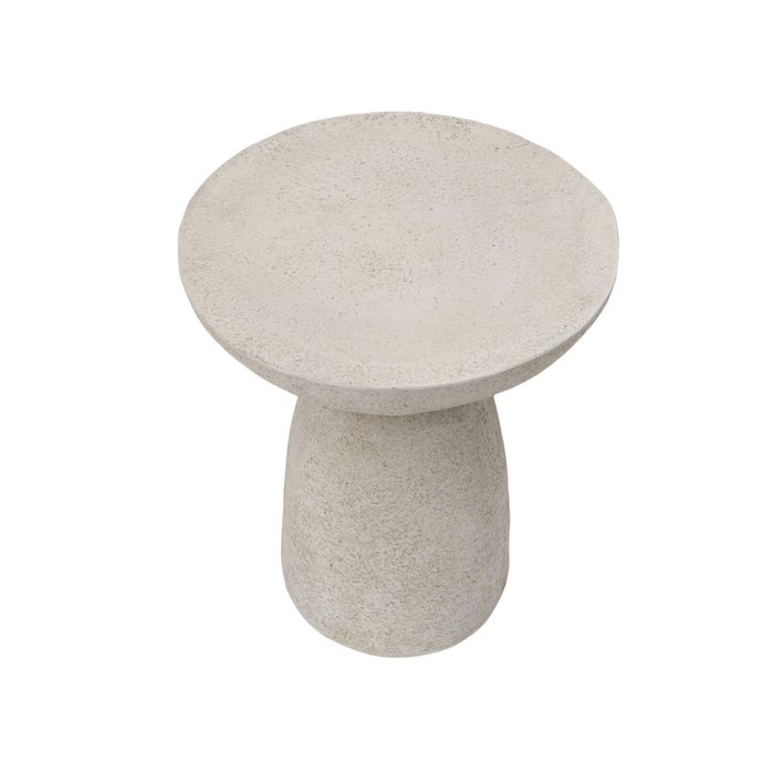 Lake 18.9\" Modern End Table - Cream
